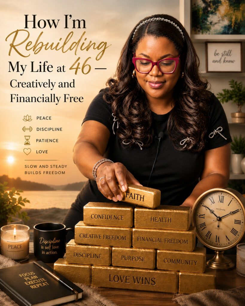 How I'm rebuilding my life at 46 creatively and financially free
